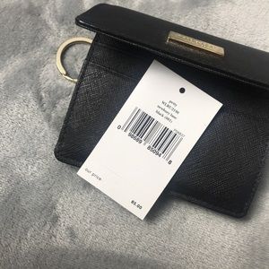 Black Kate spade lanyard wallet